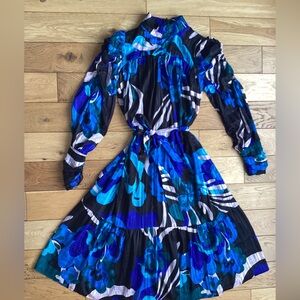 Ciebon Blue Floral maxi Dress